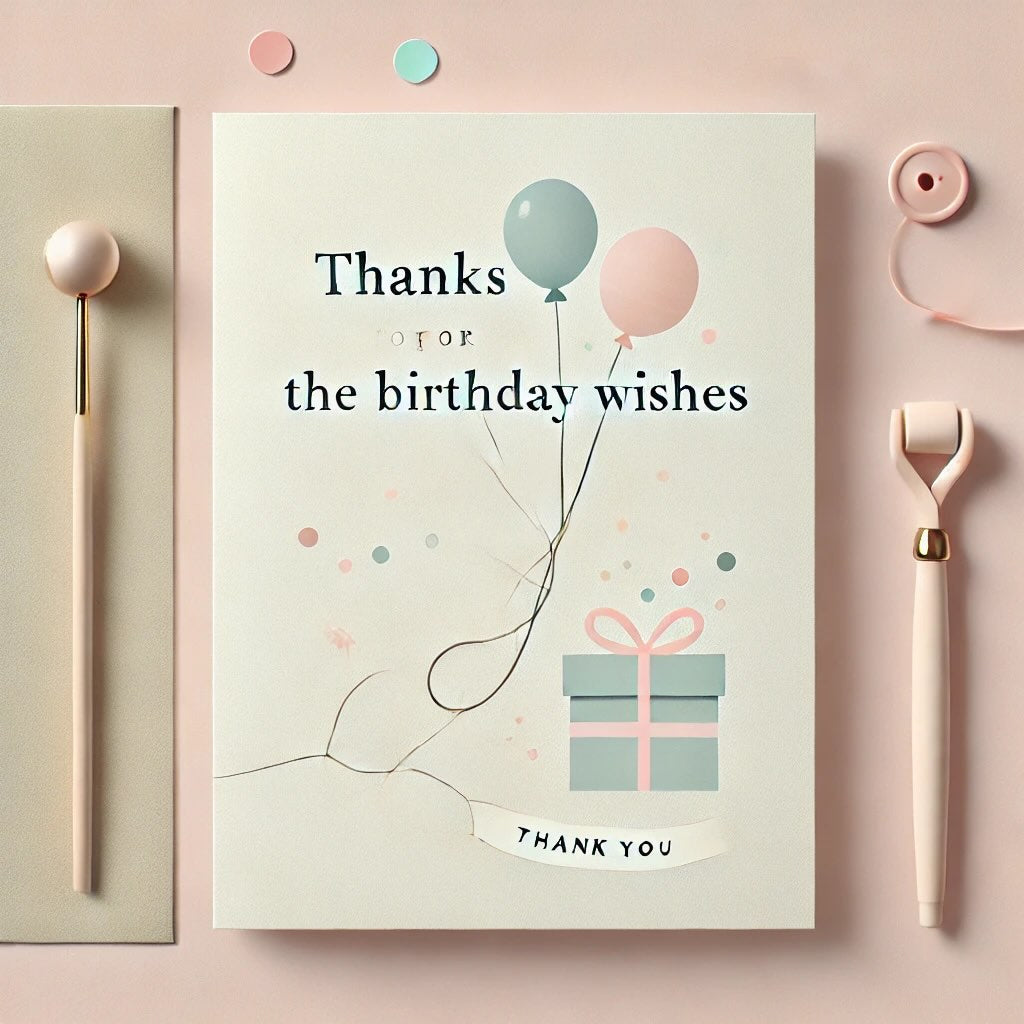 Thanks for Birthday Wishes 