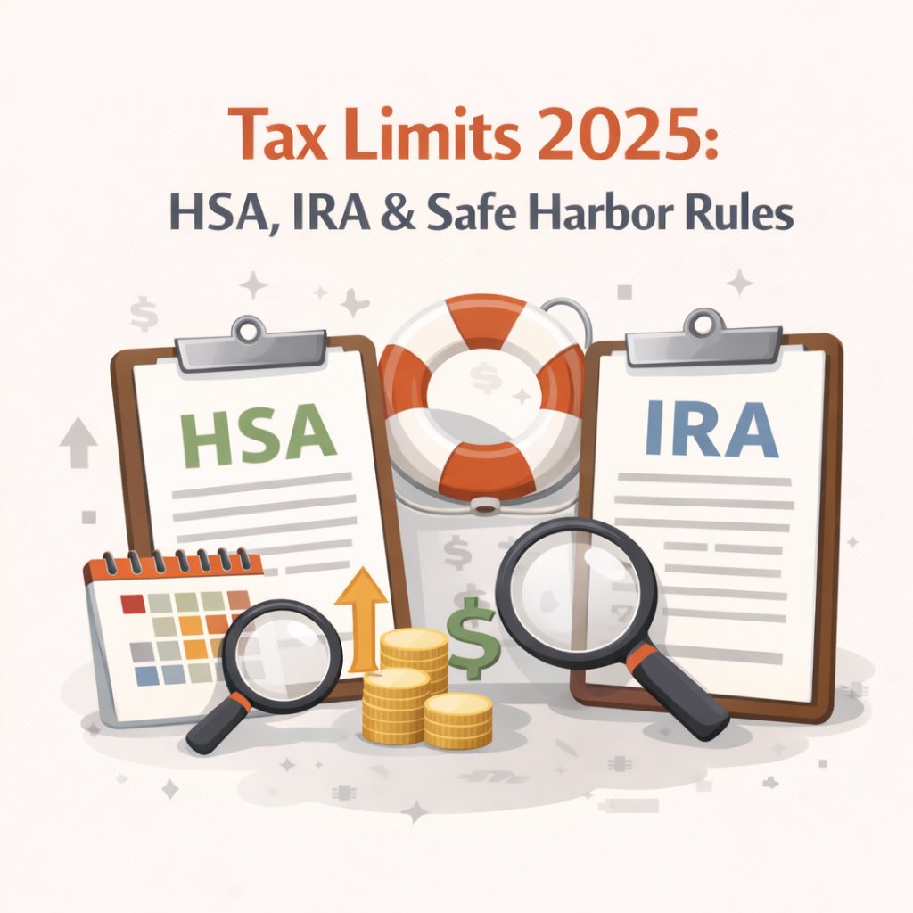Tax Limits 2025–2026: HSA, IRA & Phaseouts Guide