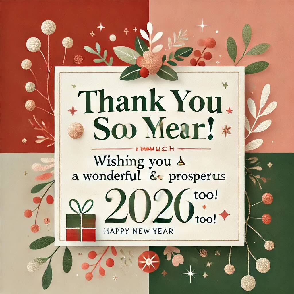 Happy New Year 2026 Wishes Reply. 200+ Replies