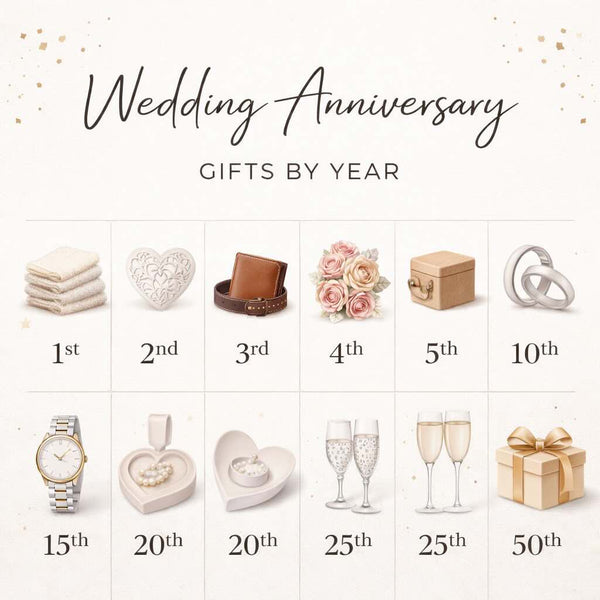 Wedding Anniversary Gifts by Year – Traditional & Modern Guide (2026)