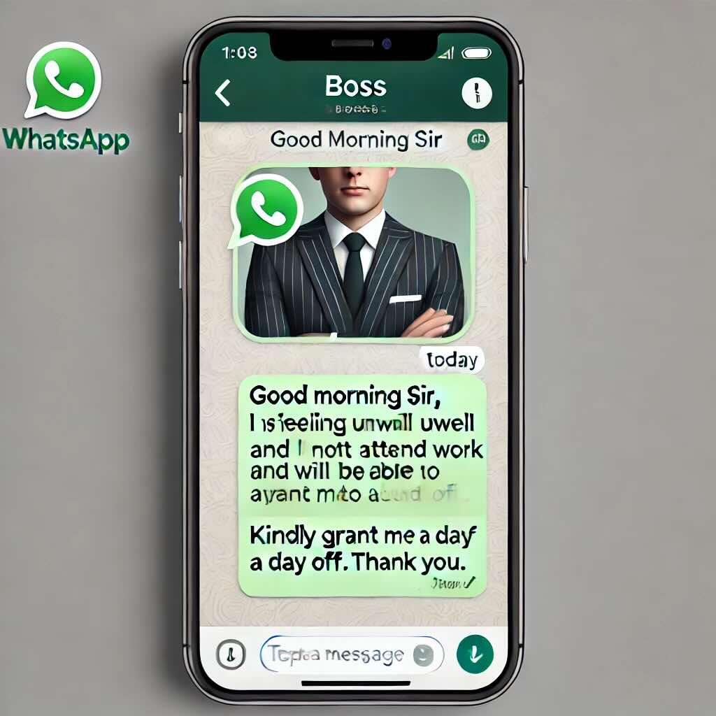 WhatsApp Leave Message to Boss
