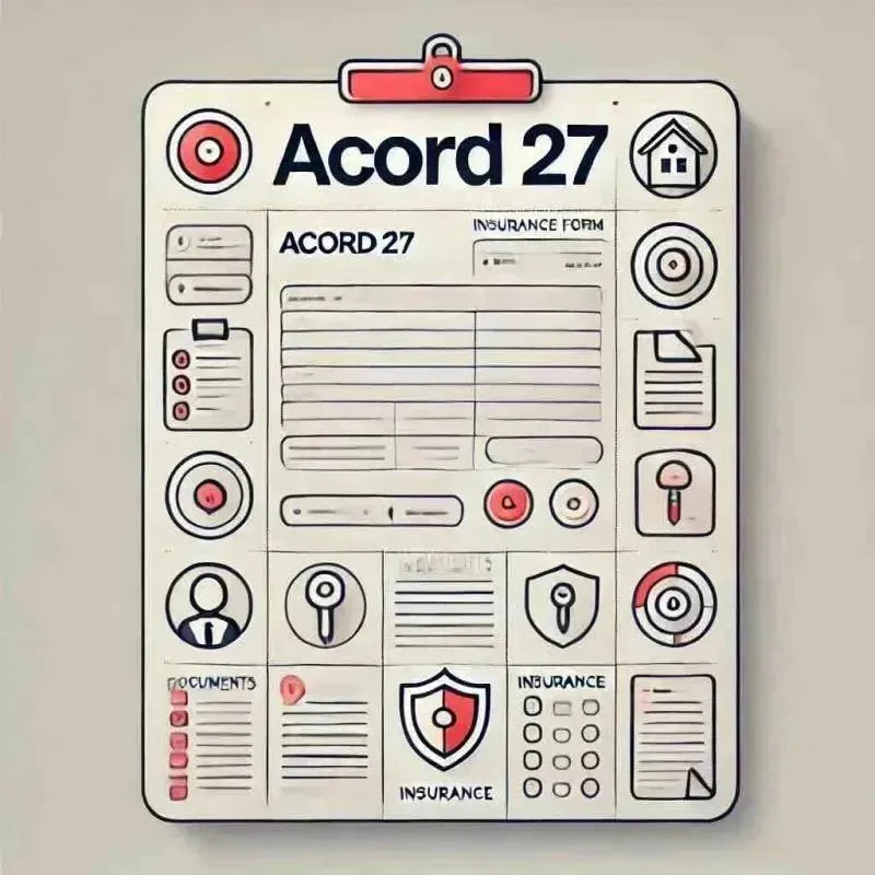 Method 27 Form ACORD 27 form. How to fill Evidence of property Insurance – Eduyush