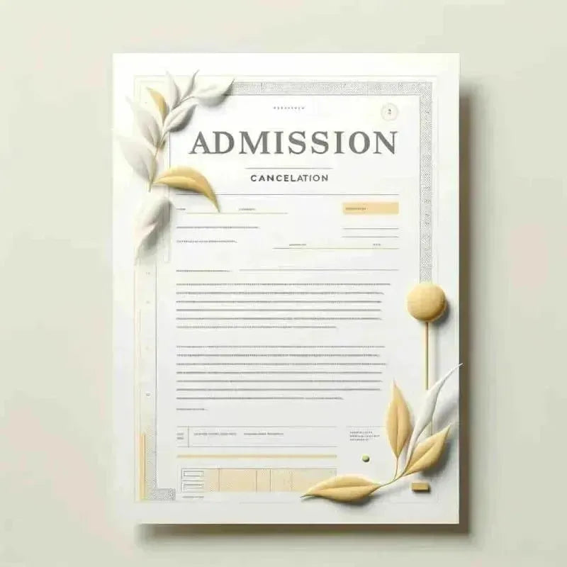 Admission cancellation letter. 4 samples to use - Eduyush