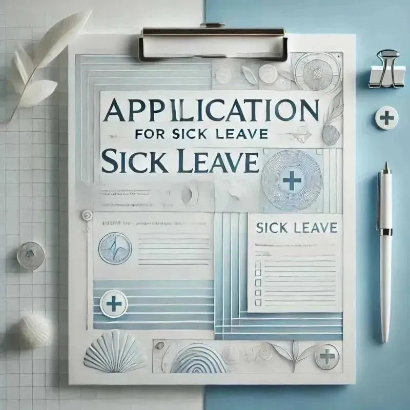 Application for Sick Leave – Office & School Formats - Eduyush