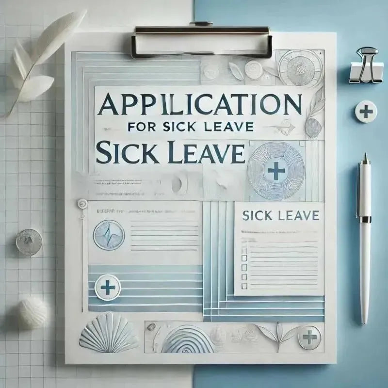 Application for Sick Leave – Office & School Formats - Eduyush