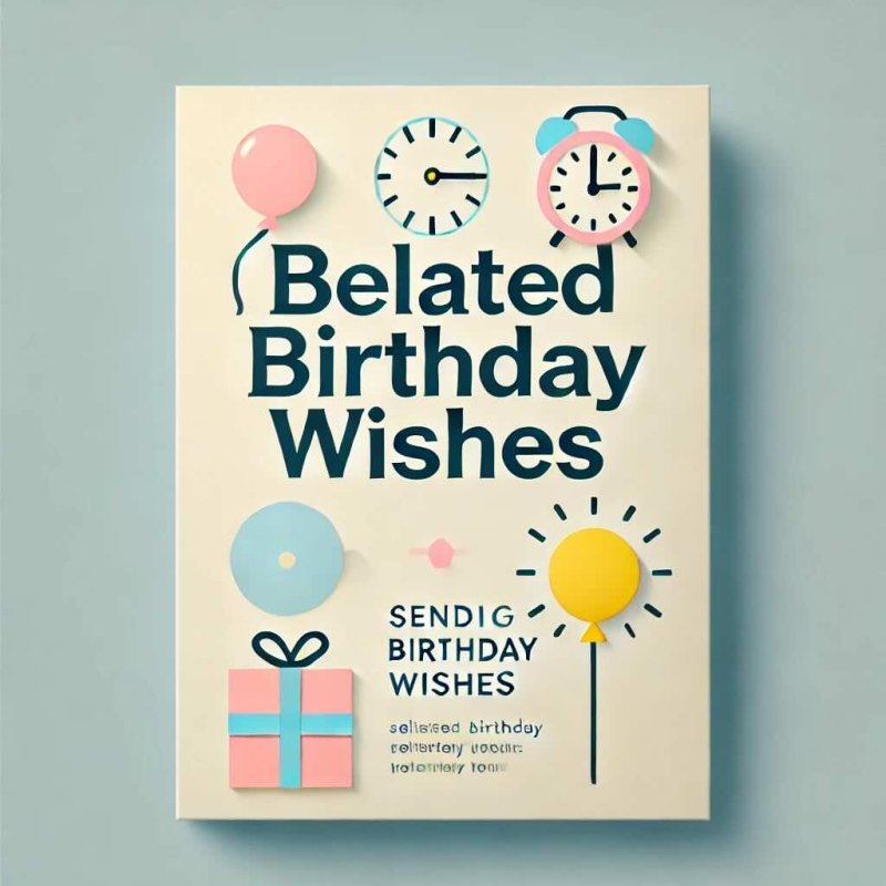 Belated Birthday Wishes. 80+ heartfelt ways to make it better - Eduyush