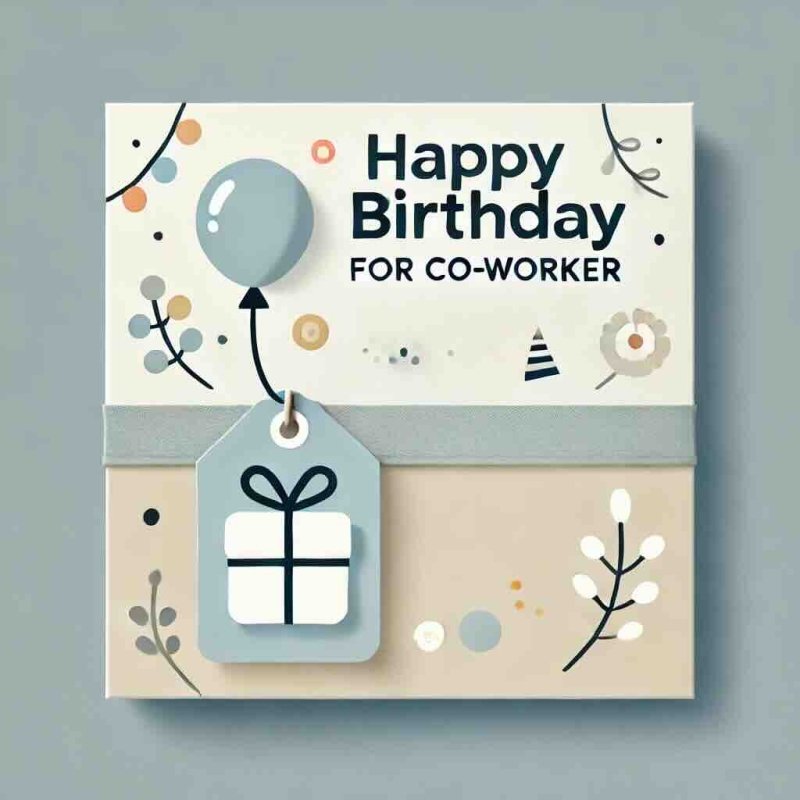 Birthday Wishes for Coworker - Eduyush