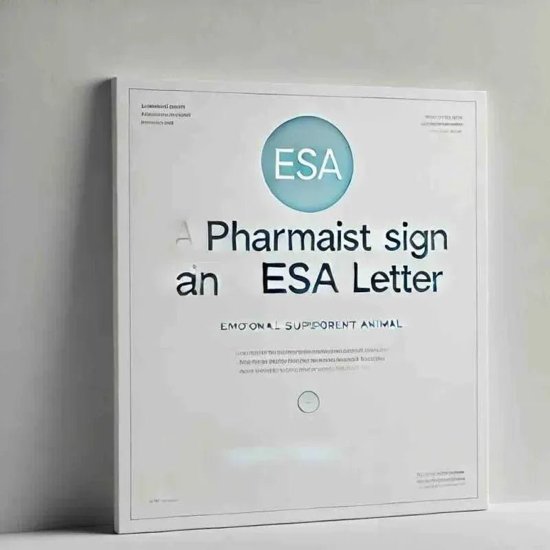 Can a Pharmacist Sign an ESA Letter - Eduyush