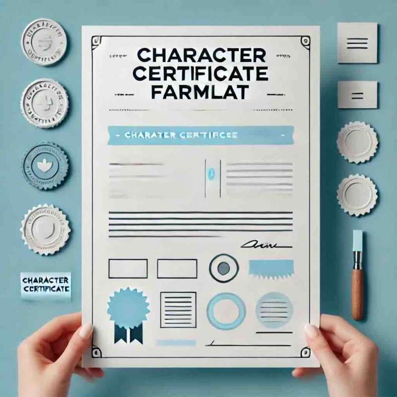 Character Certificate Format. 5 Formats - Eduyush