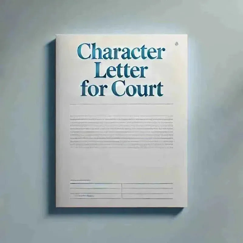 Character Letter for Court | 6 Samples & Pro Tips - Eduyush
