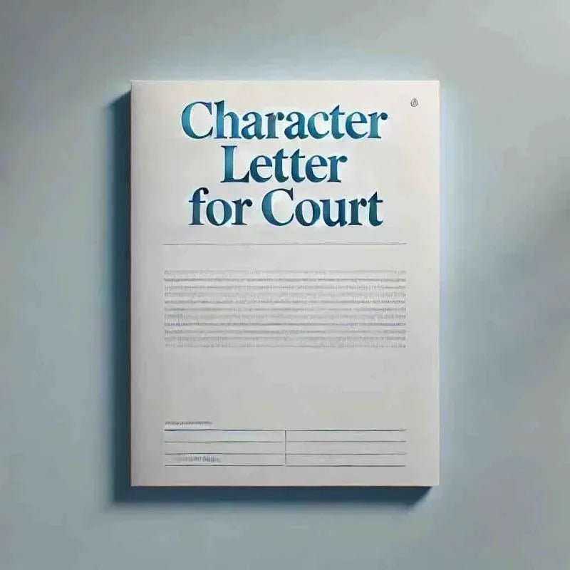 Character Letter for Court | 6 Samples & Pro Tips - Eduyush