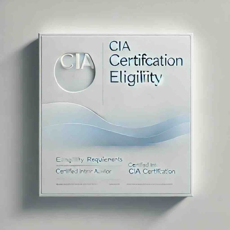 CIA certification eligibility - Eduyush