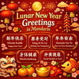 Lunar New Year greetings in Mandarin