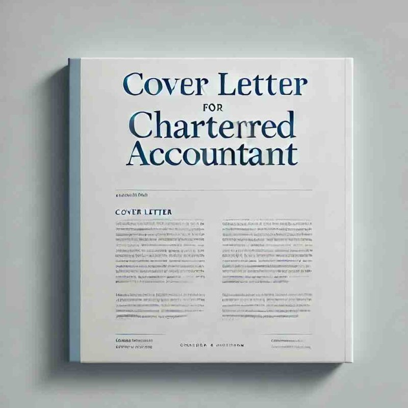 Cover Letter for Chartered Accountant: Samples & Tips - Eduyush