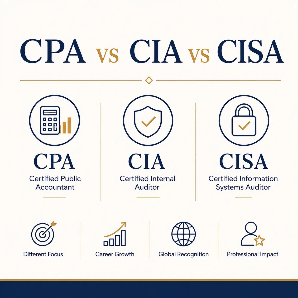CPA vs CIA vs CISA: Big 4 Guide for 2026 [Decision Tree] – Eduyush
