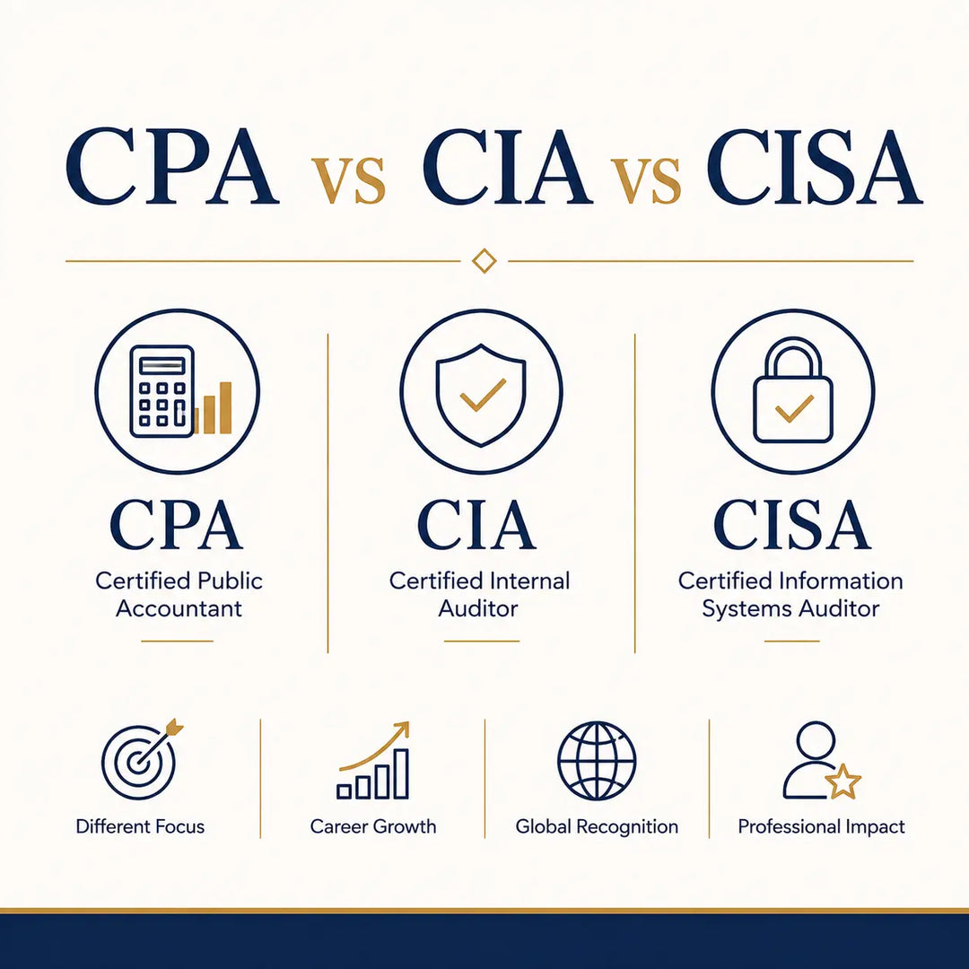CPA vs CIA vs CISA