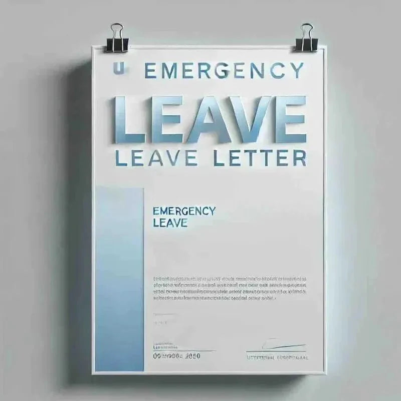 Emergency leave application. Tips and Samples - Eduyush