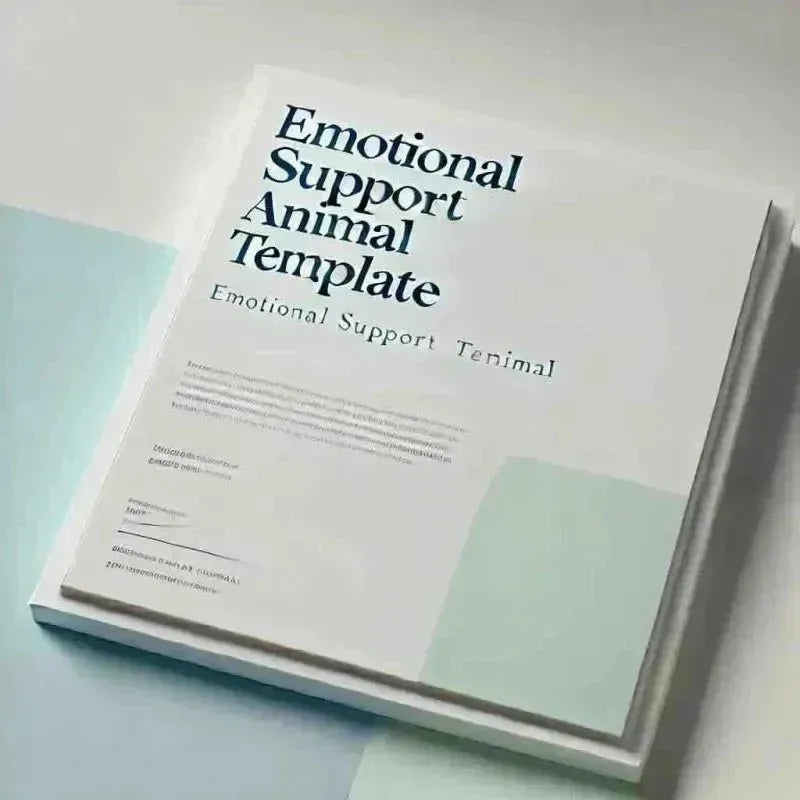 Emotional support animal letter template. Free samples - Eduyush