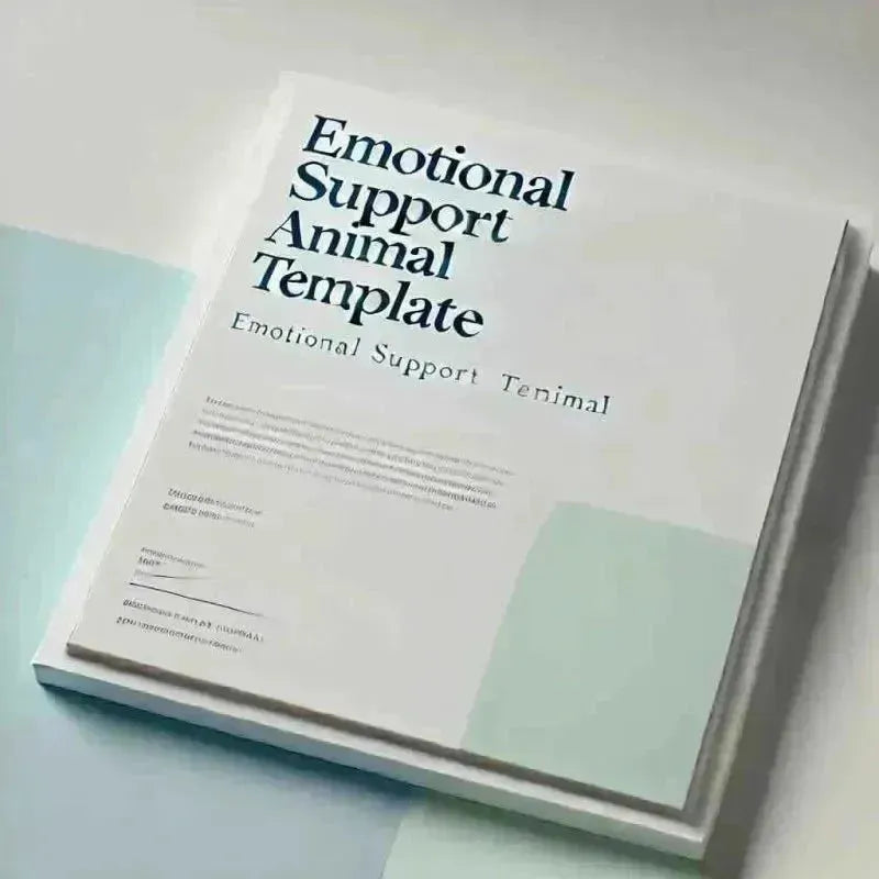 Emotional support animal letter template. Free samples - Eduyush