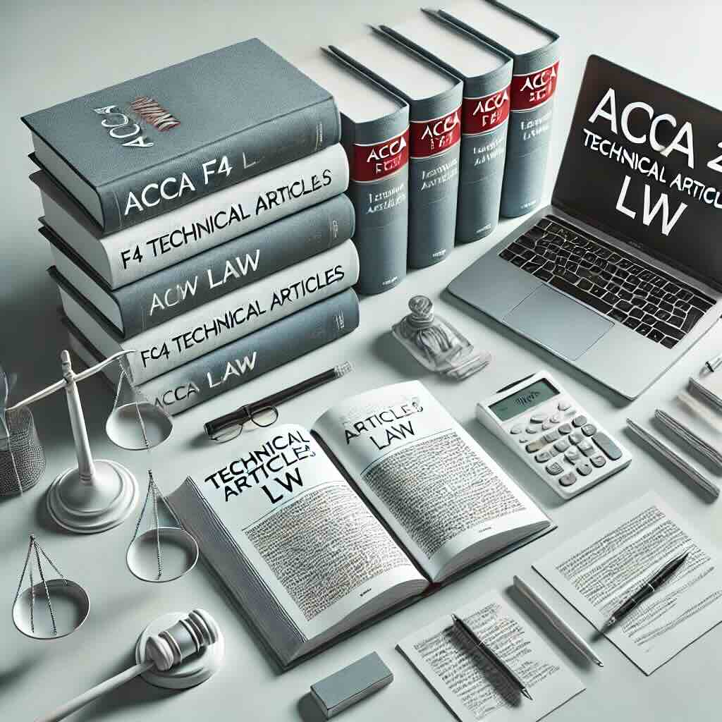 ACCA F4 Technical Articles LW. All Variants - Eduyush