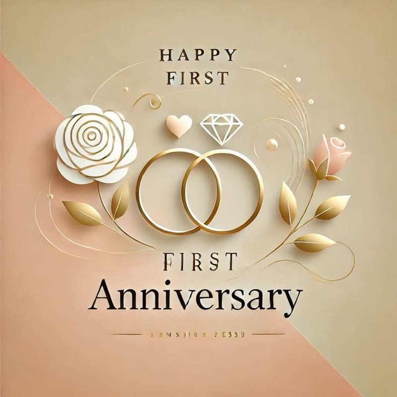 First Marriage Anniversary Wishes: 250 Heartfelt Messages - Eduyush