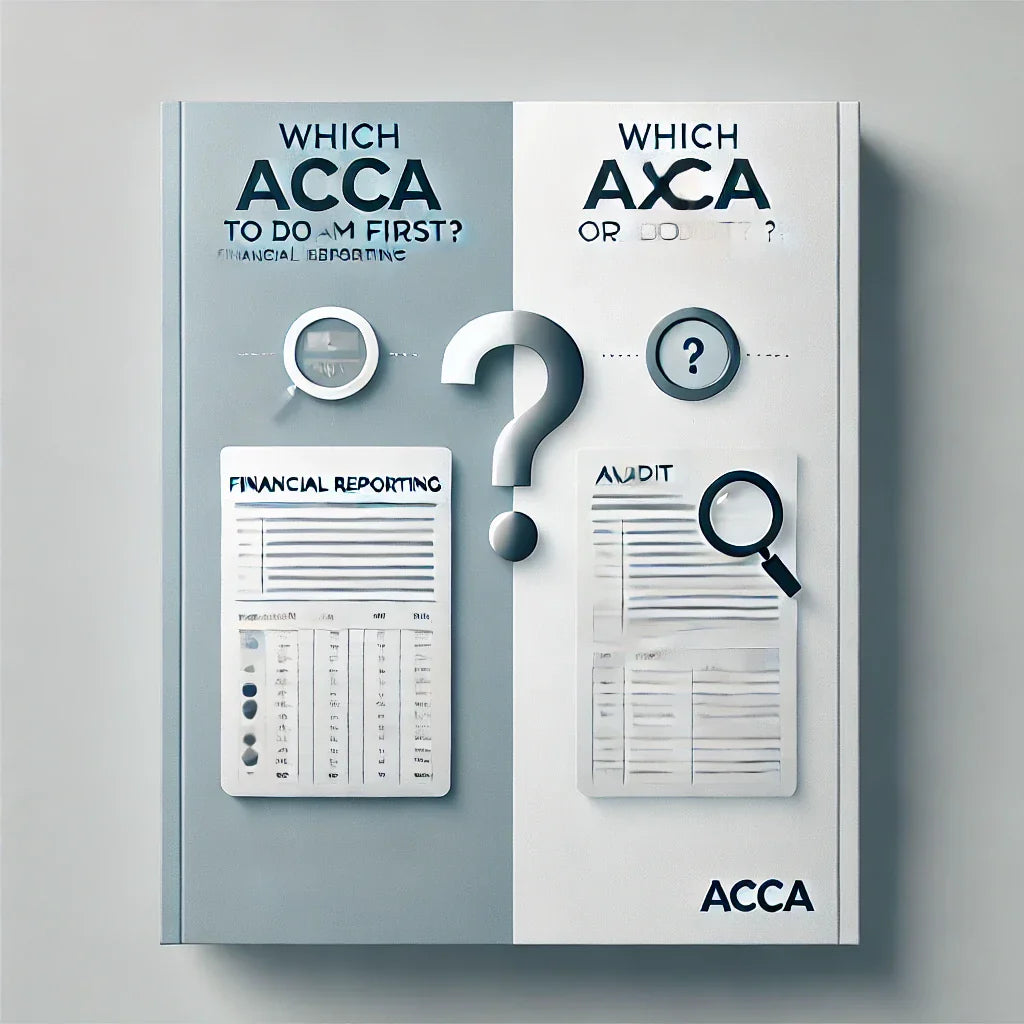 Which ACCA exam to do first Financial Reporting or Audit
