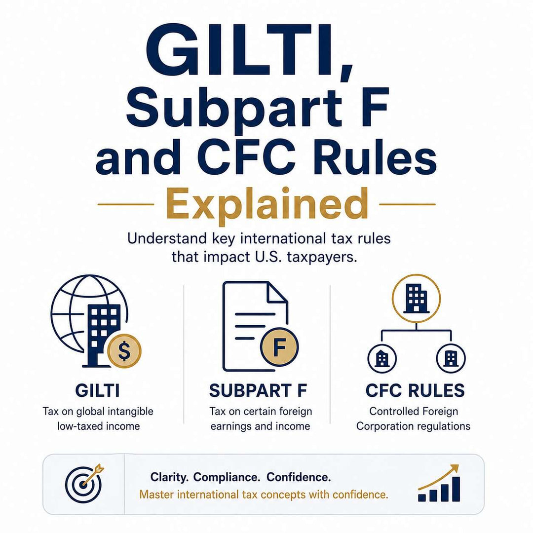 GILTI, Subpart F and CFC Rules Explained