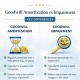 Goodwill Amortization vs Impairment: Key Differences