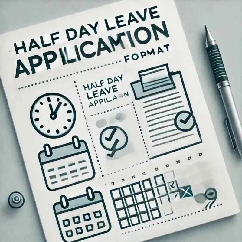 Half Day Leave Application: 12+ Office & School Samples - Eduyush