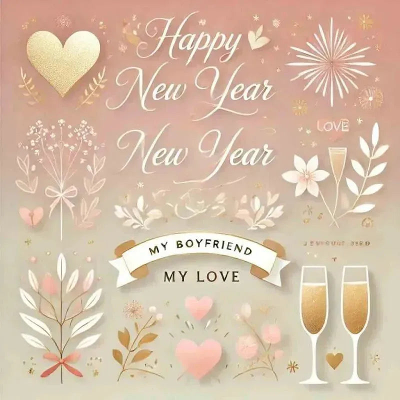 Happy New Year Wishes for Boyfriend. 250+ messages - Eduyush