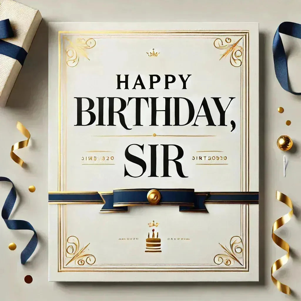 Happy Birthday Sir: 150+ Wishes & Quotes Guide - Eduyush
