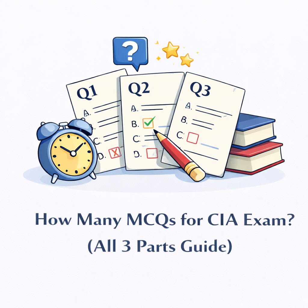 How Many MCQs for CIA? (Part 1, 2 &amp; 3 Guide)