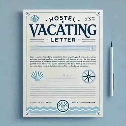 Hostel Vacating Letter: 4 Samples - Eduyush