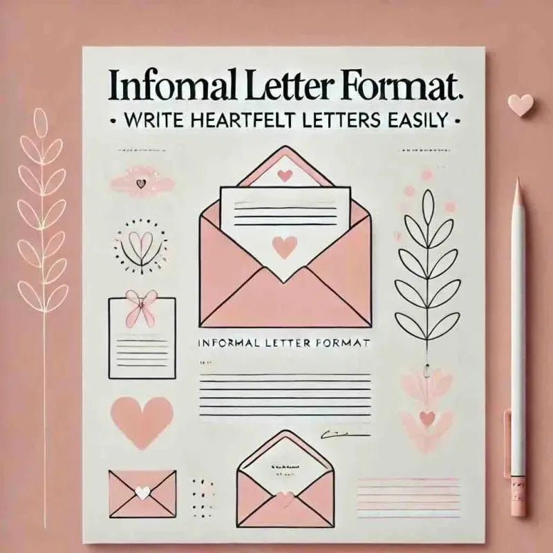 Informal Letter Format: Write Heartfelt Letters Easily! - Eduyush