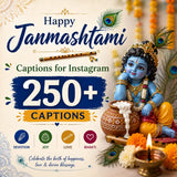 Janmashtami Captions for Instagram: 250+
