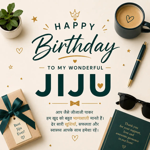 Birthday Wishes for Jiju in Hindi: 200+ Messages, Quotes & Shayari
