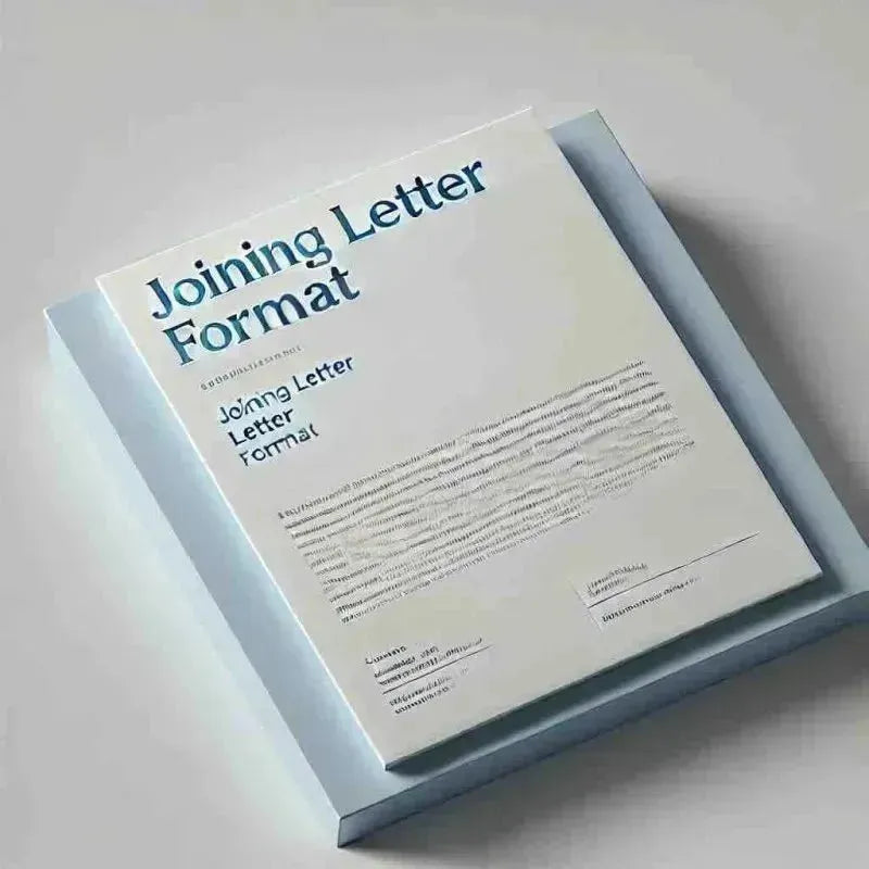Joining Letter Format: Samples & Writing Tips - Eduyush