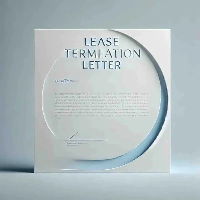 Lease Termination Letter: Step-by-Step Guide - Eduyush