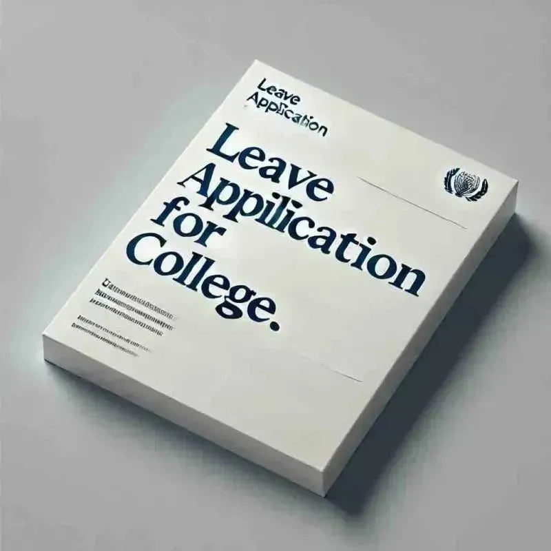 Leave Application for College: 11 formats - Eduyush