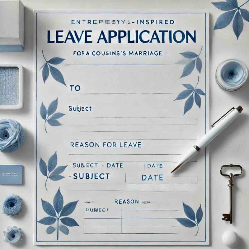 Leave application for cousin marriage. 5 Samples - Eduyush