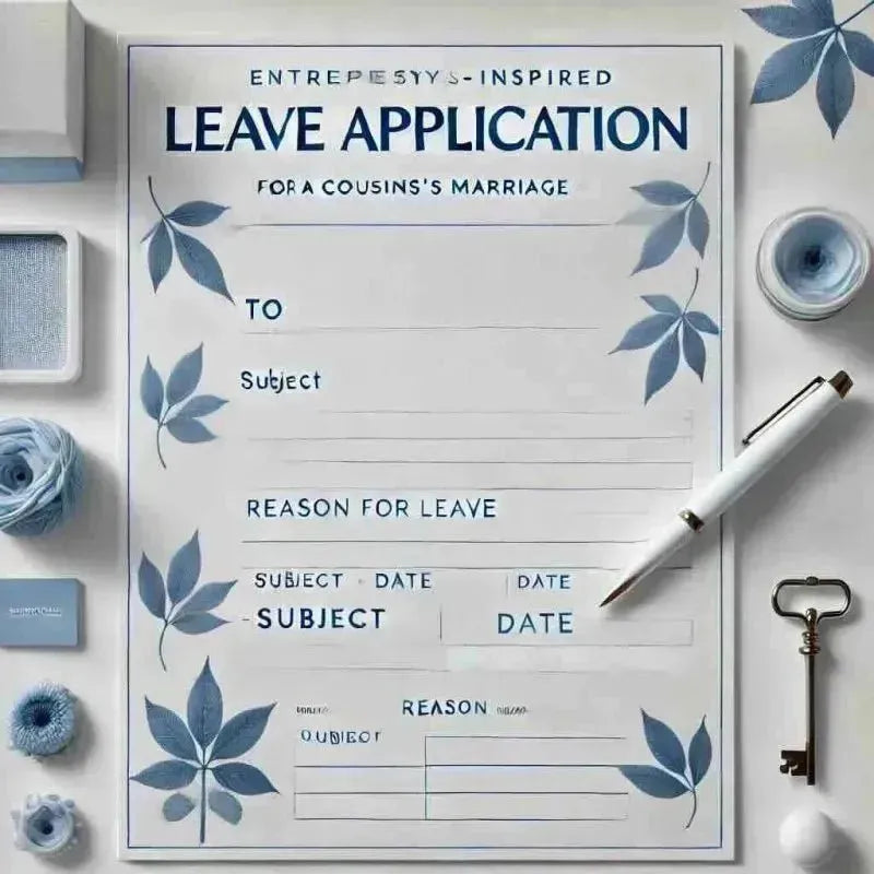 Leave application for cousin marriage. 6 Best Samples - Eduyush
