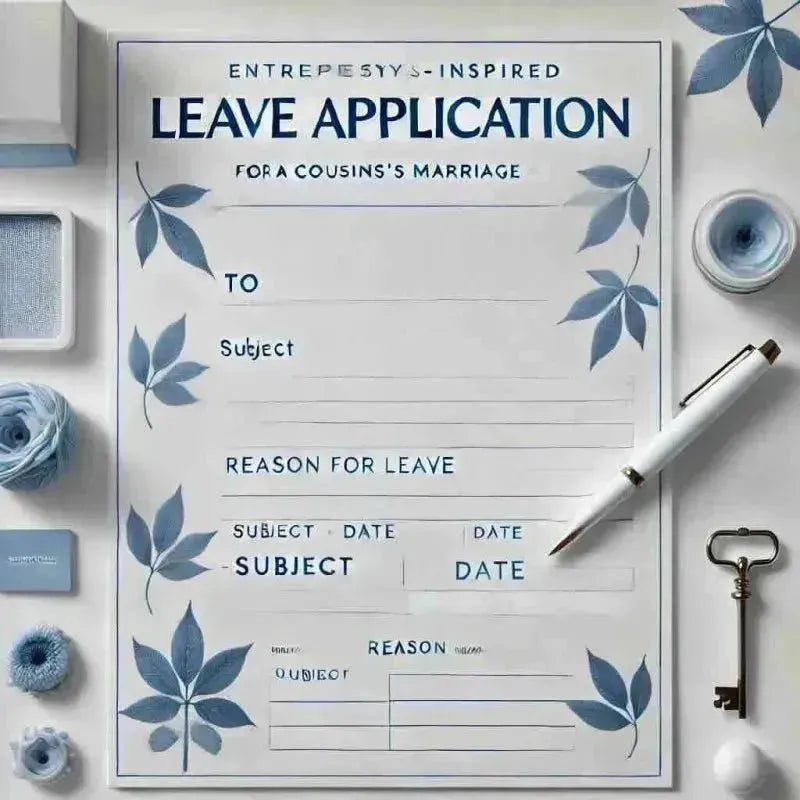 Leave application for cousin marriage. 6 Best Samples - Eduyush