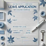 Leave application for cousin marriage. 6 Best Samples - Eduyush