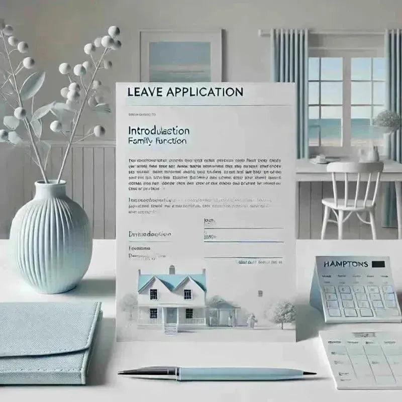 Leave application for family function. 7 Samples - Eduyush