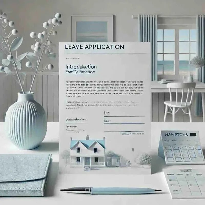 Leave application for family function. 7 Samples - Eduyush