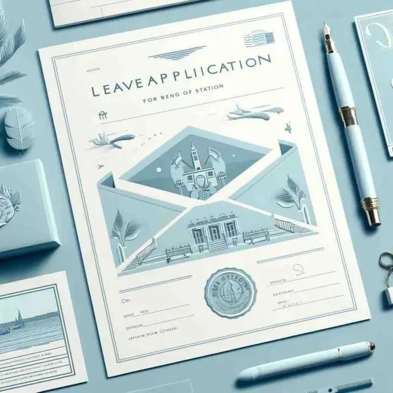 Leave Application for Out of Station – 2025 Formats - Eduyush