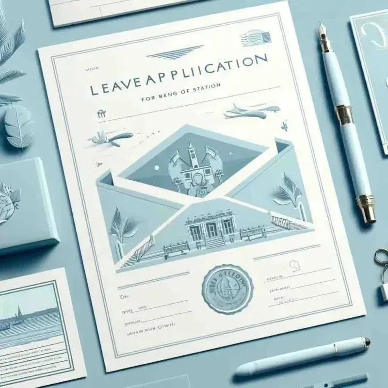 Leave Application for Out of Station – 2025 Formats - Eduyush