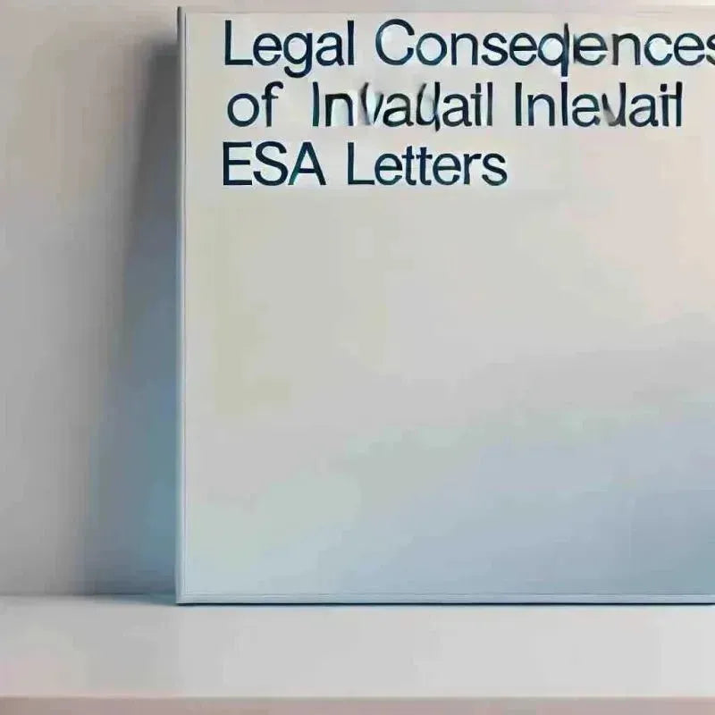 Legal Consequences of Invalid ESA Letters - Eduyush