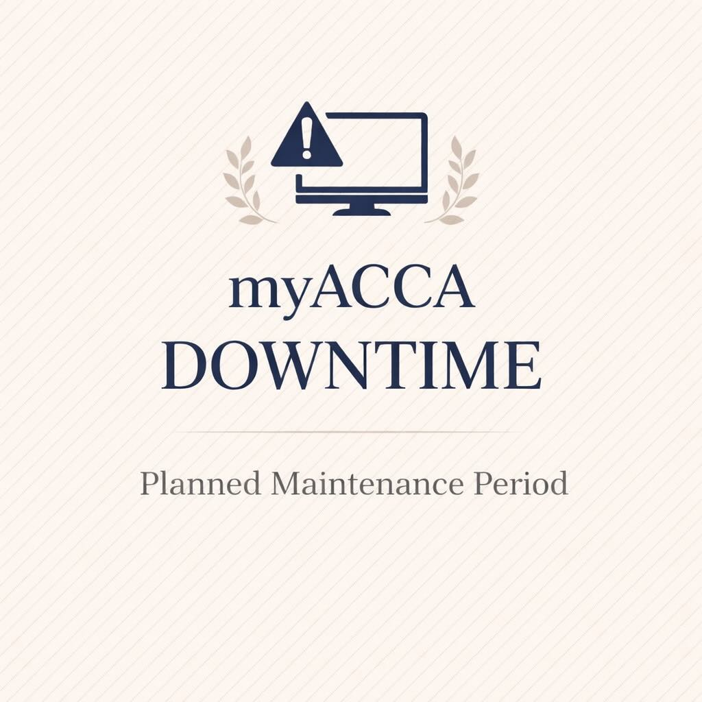 MyACCA Downtime 2026