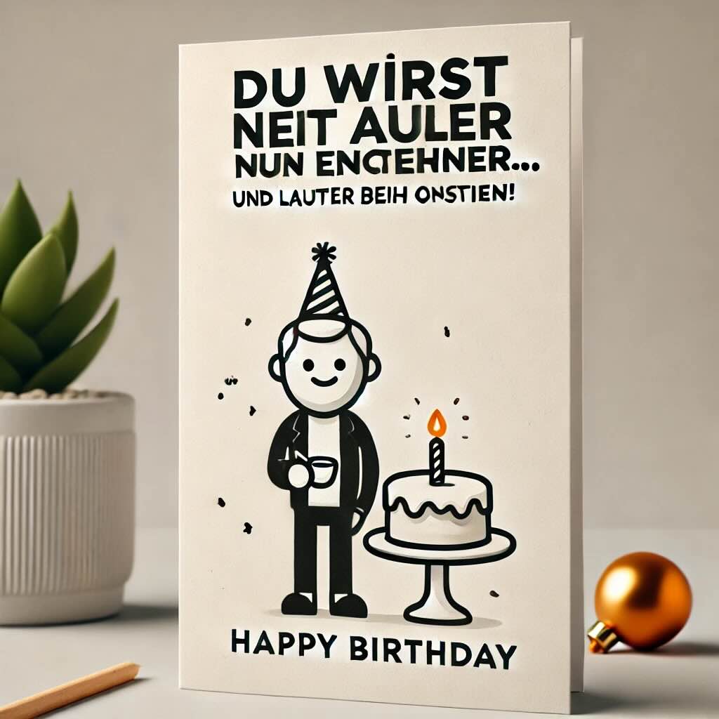 Freche & lustige Geburtstagssprüche für Männer – 200 Ideen